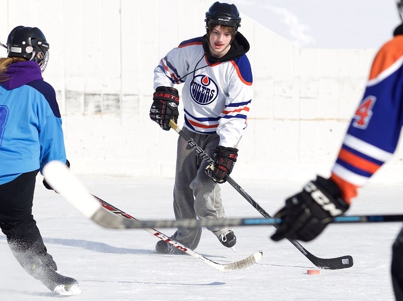 Students at St. Albert Catholic High School held a round robin hockey tournament on Thursday and Friday. The event served as a fundraiser and rally call for the local chapter 