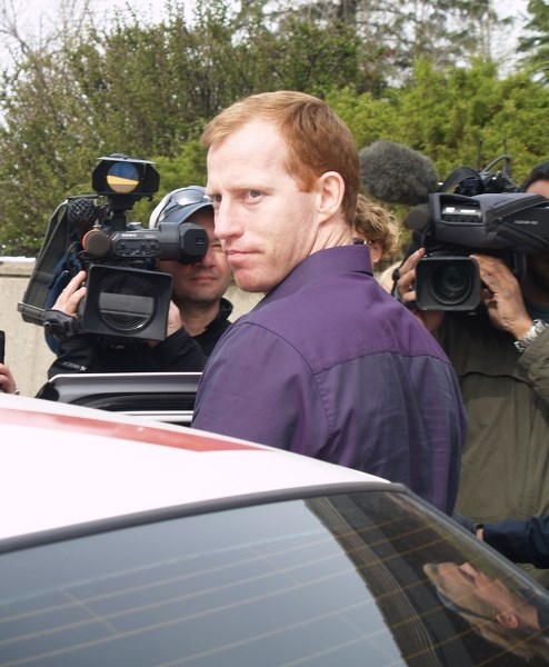 Travis Vader was charged with dangerous operation of a motor vehicle and six counts of failing to comply with court-ordered conditions on Saturday. He was arrested near Edson.