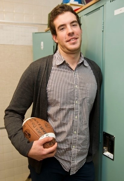 BACK WITH THE BULLDOGS – Brayden Guy is rejoining his former high school football program as the head coach of the junior Bellerose Bulldogs. The Grade 6 Elmer S. Gish