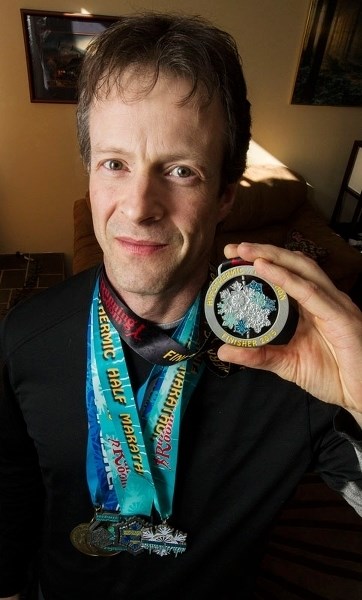 POWER WALKER – Rob Wheatley of St. Albert won his sixth-straight Hypothermic Half Marathon Walk in Edmonton with a time of two hours
