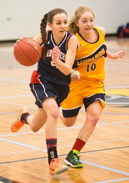 JUNIOR HIGH HOOPSTERS – The SAPEC Tier I junior high city basketball championships are on tap today at the SkyDome. The ESSMY Leopards (8-1) and Lorne Akins Gators (8-1) hook 