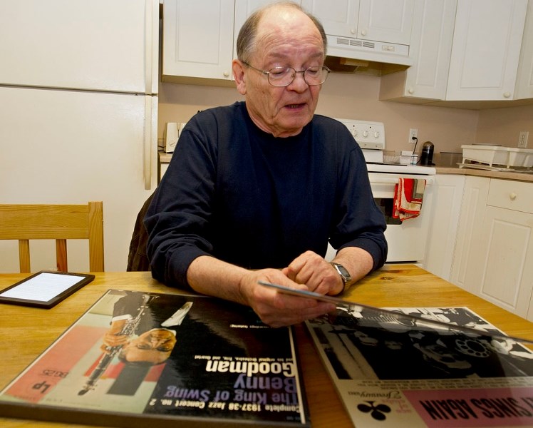 David Vincent peruses some of his favourite old vinyl