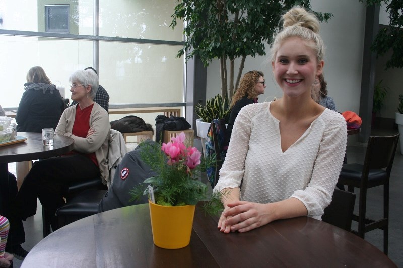 St. Albert&#8217;s Sophie Gray is at home in the Enjoy Centre