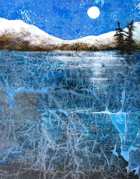 Icy Day by Doris Charest is now on display for her new exhibit Views at the VASA Gallery until May 1.