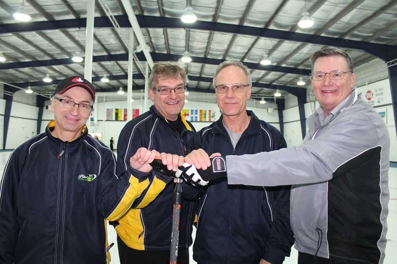 MEN&#8217;S CHAMPIONS – The Dale Briske rink will represent the St. Albert Curling Club at the 52nd annual Edmonton and area Tournament of Champions next week in Sherwood