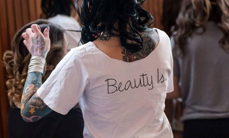 Hairstylist Christina Demeter offers her professional services for free to a willing participant at last year&#8217;s Beautiful Me. The event offers self-esteem boosting to