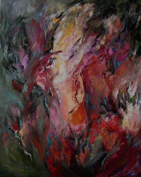 Flagship by Shirley Cordes-Rogozinsky is part of the namesake show opening at the Lando Gallery this week.