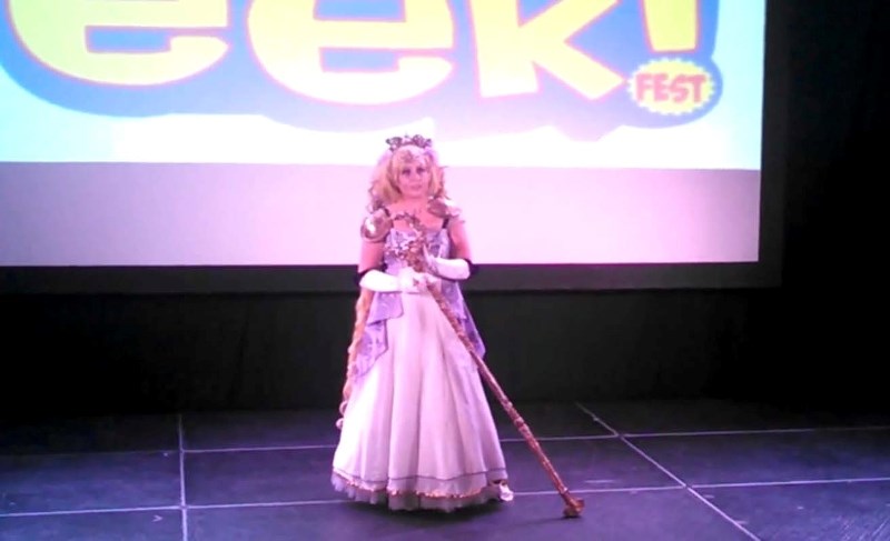 Sarah Chernik won Best in Show dressed as Princess Zelinity