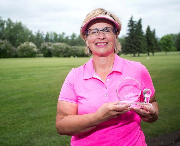 SUPER SENIOR &#8211; Sandra Fisher of the Sturgeon Valley Golf &amp; Country Club won the Edmonton Golf Association&#8217;s senior (50-plus) championship on her home course