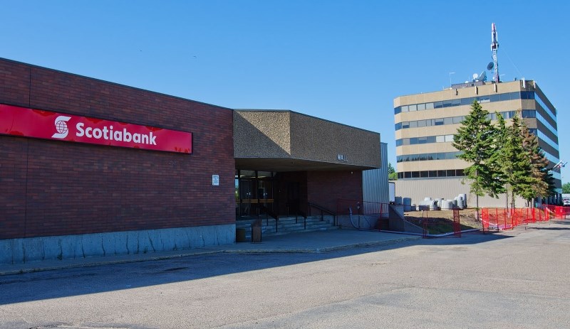CLOSING THIS FALL – Scotiabank is closing its branch on the former Grandin mall site on Nov. 6. A spokesperson for the bank said they decided to close after considering their 