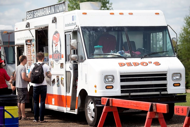 FOOD TRUCK &#8211; Dedo&#8217;s food truck hard at work during the Canada Day celebrations in Rotary Park on Wednesday afternoon.