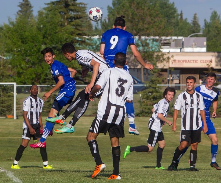 The St. Albert Impact premier men took on the visiting Juventus team from Edmonton at the SASA number one field on Thursday evening in men&#8217;s premier EDSA action.
