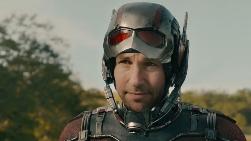Scott Lang (Paul Rudd) finds out how being a superhero is better than being a cat burglar – plus the outfits are better – in Ant-Man.