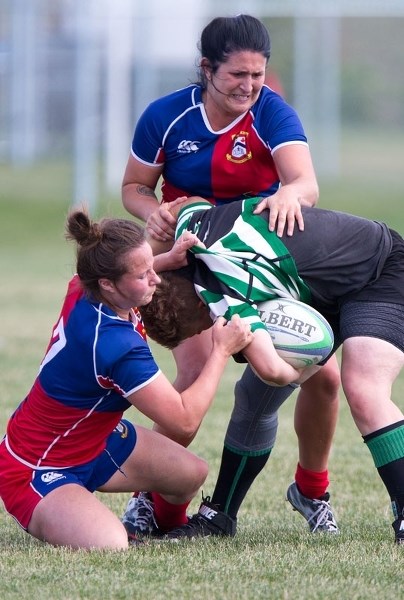 TAKEDOWN – St. Albert players Brie Grey