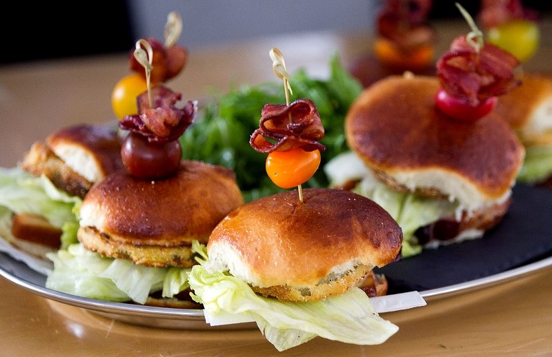 DELUXE BLT &#8211; The dish of St. Albert Chef Daniel Ducharme and Sarah McConnell awaits judging during the Canadian Food Championships