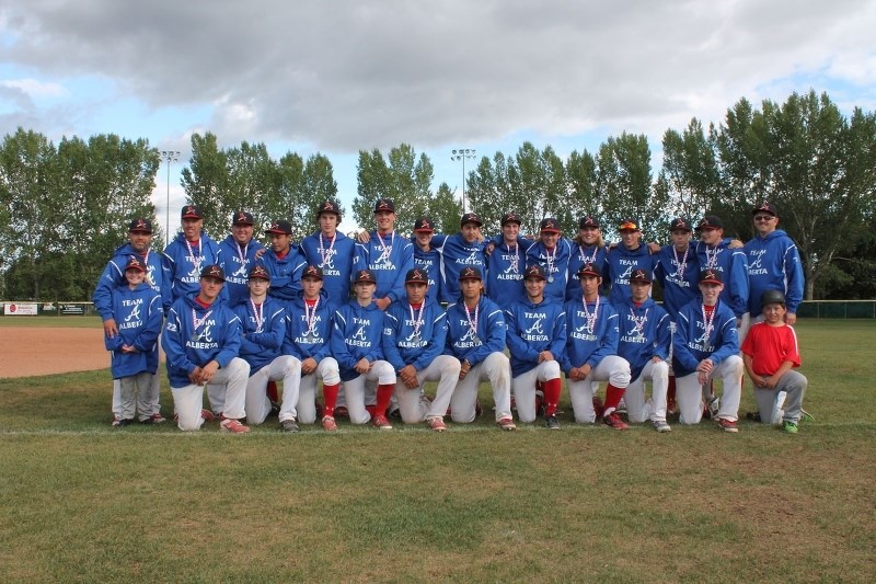 SILVER AT WESTERNS – The St. Albert Cardinals Red finished 46-9 overall as silver medallists at the Western Canada U18 championship last weekend at Legion Memorial Park. The