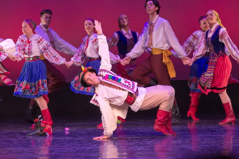 The Cheremosh Dance Festival traditionally held at the Arden Theatre in May attracts thousands of young Ukrainian dancers.