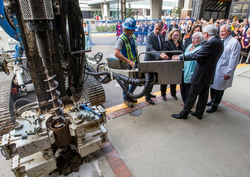 BREAKING GROUND – Health Minister Sarah Hoffman
