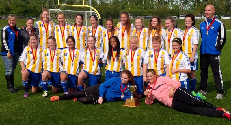 PROVINCIAL IMPACT &#8211; The St. Albert Impact division 3A women&#8217;s team in the Edmonton District Soccer Association are the Alberta Soccer Association Tier 3 champions 