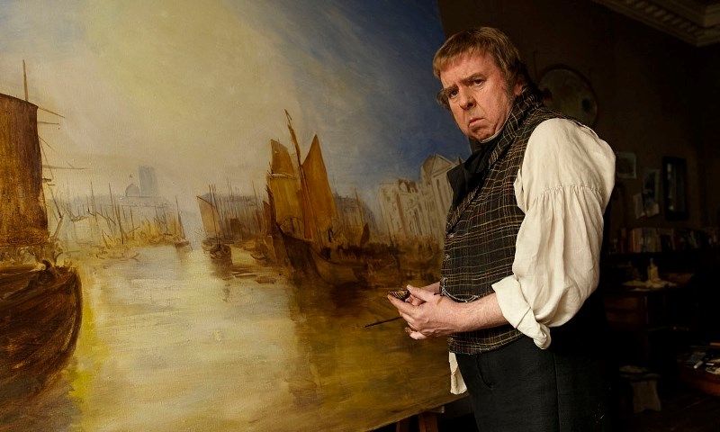 Timothy Spall plays J.M.W. Turner