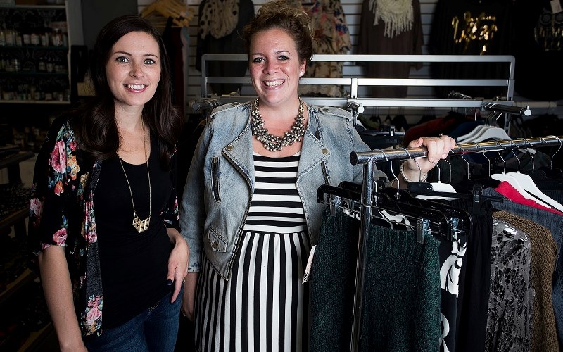 Jenna Hill and Shanlyn Ferguson are excited to offer women a chance to change things up with their clothes by getting rid of some of the old and picking up some new quality