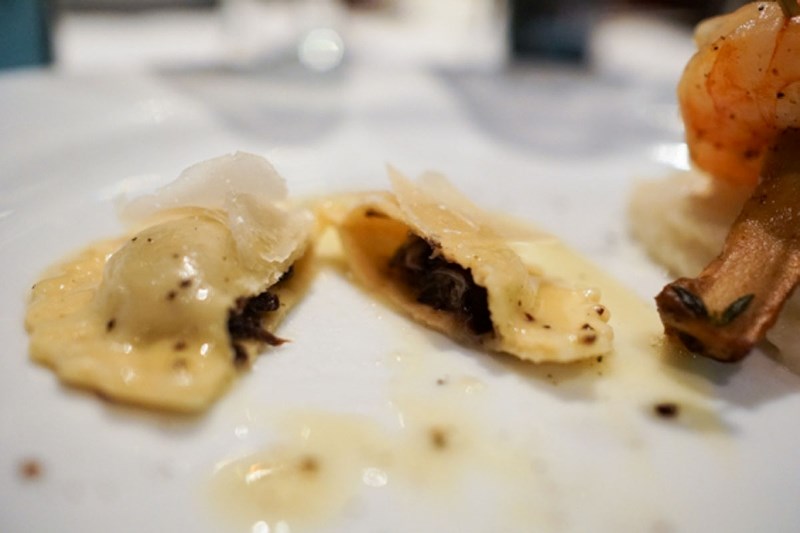 Orecchitte (little ears) stuffed with mushrooms was one of the delicacies served at the Mushroom Harvest menu kickoff.
