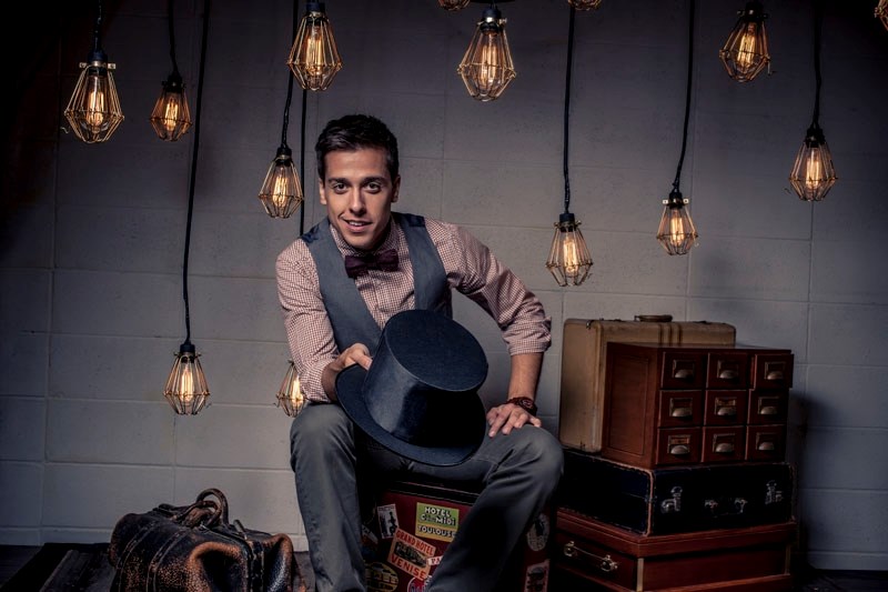 Magician Sheldon Casavant challenges you to guess where objects vanish and reappear