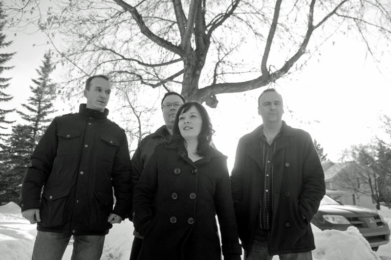 Mandy Reider and the Oddibles are performing Friday night at LB&#8217;s Pub. Pictured from left to right is Andre Bourgeois