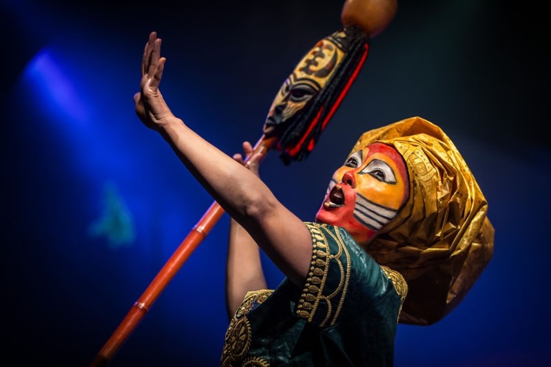 St. Albert vocalist Pauline Lee sings several solos in Curtain Up: A Broadway Musical Revue including taking on the role of Rafiki in The Lion King.