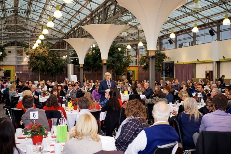 The St. Albert Housing Society held its annual housing breakfast on Tuesday and raised $42
