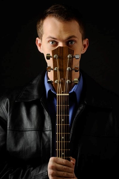 Chase Padgett celebrates the similarities of his characters in Six Guitars running Thursday