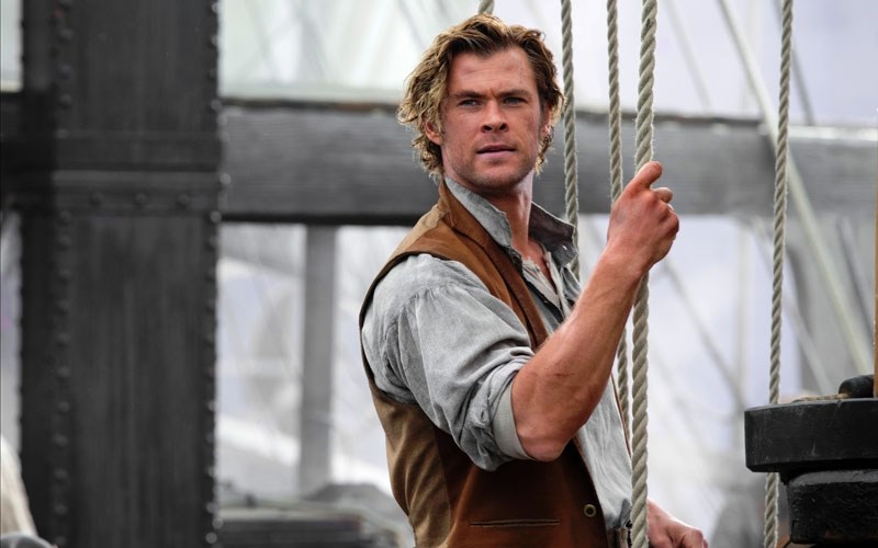 Chris Hemsworth cuts a mighty fine cloth as Owen Chase