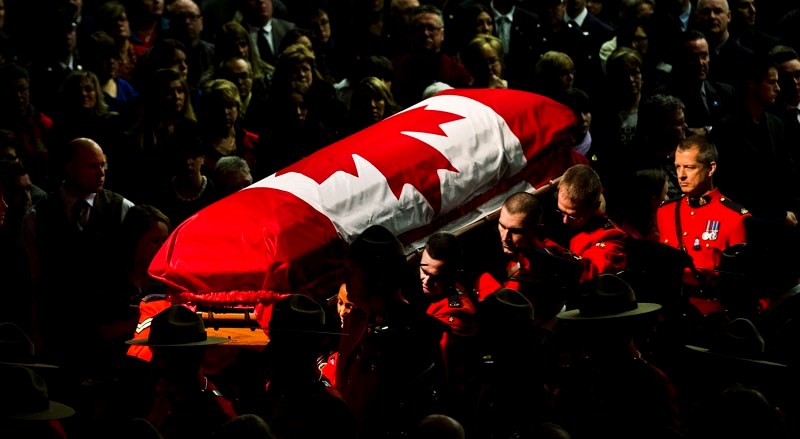 Const. David Wynn&#8217;s funeral.