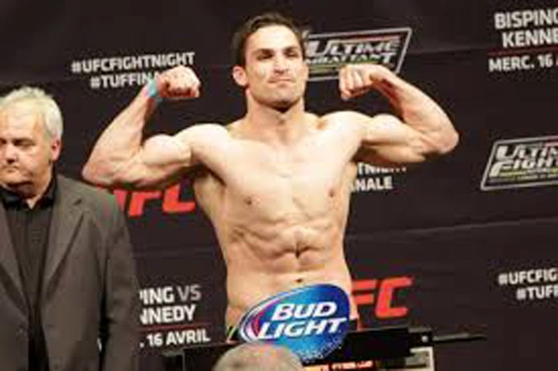 WINNER â€“ Sheldon Westcott of St. Albert won his welterweight fight against Edgar Garcia of Mexico with a first-round TKO at the 3:12 mark on the UFC 195 undercard Saturday