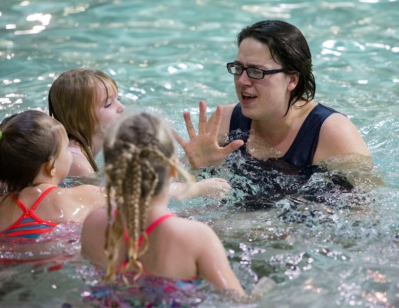 Fountain Park Pool swimming instructor Arianna de Boon