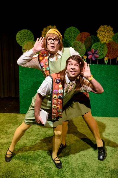 Trevor Schmidt (front) and Darrin Hagen team up for Flora &amp; Fawna&#8217;s Field Trip