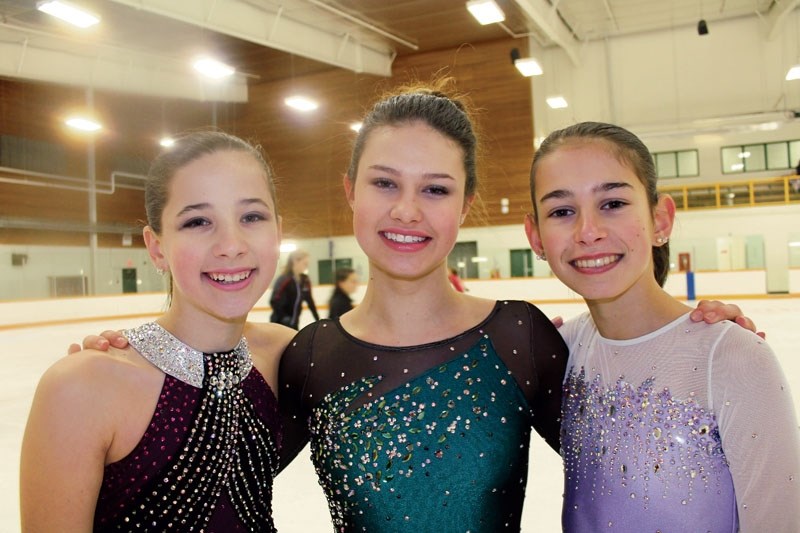 GOING TO THE GAMES â€“ From left to right; Jenna Adams