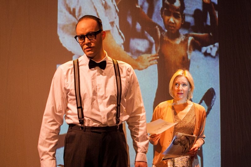 Aaron Talbot and Liana Shannon star in Shadow Theatre&#8217;s world premiere of Bravo opening at the Backstage Theatre on Thursday