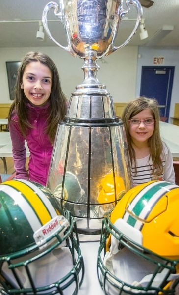 GREY CUP VISIT &#8211; Edmonton Eskimos fans Grace