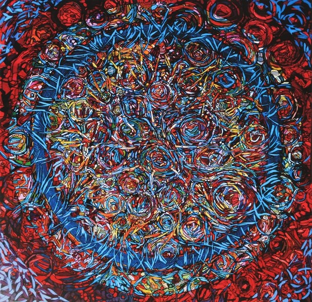 As I Am by Morinville area artist Naomi Gowing. The painter&#8217;s first ever art exhibit is on display at Jake&#8217;s Gallery and Framing in Edmonton.