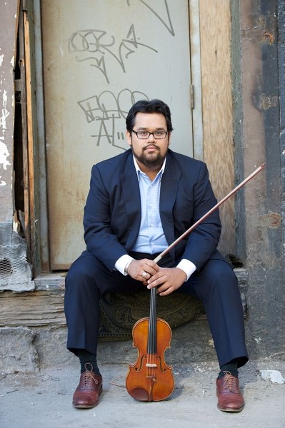 Violinist Vijay Gupta joined the L. A. Philharmonic at age 19 and keeps a passionate interest in neurobiology and mental health. He will speak and perform at the Arden
