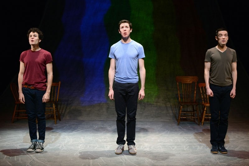 St. Albert Children&#8217;s Theatre alumnus Damien Atkins (centre) returns to his roots in The Gay Heritage Project running at Citadel Theatre from Feb. 10 to 27.