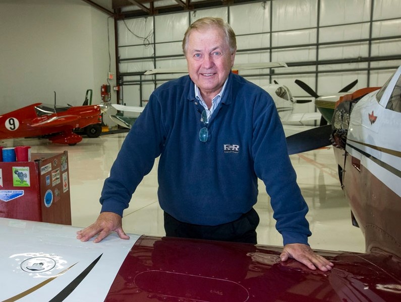 Eldon Gjesdal is one of the new breed of private businessmen who is making his mark at Villeneuve Airport with the construction of new hangars