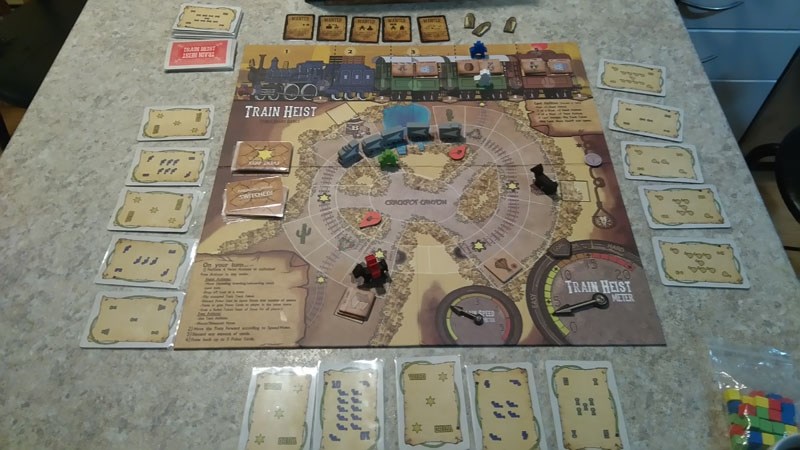 Train Heist is a new co-operative board game published in 2015