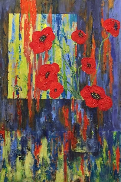 Connie Osgood&#8217;s With a Little Help from My Friends on display at VASA until March 18.