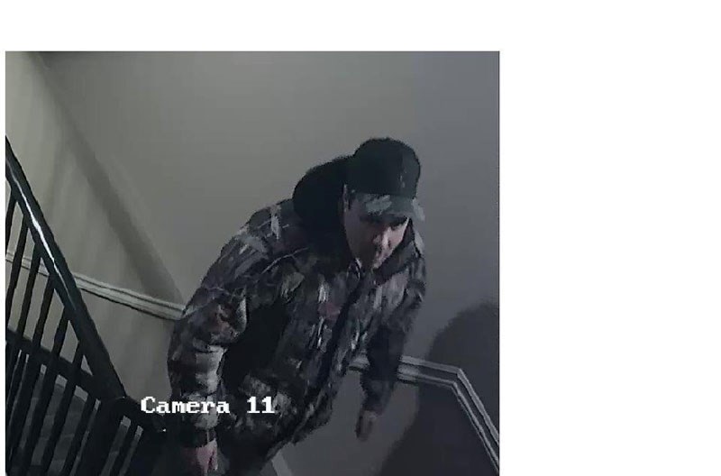 MAILBOX THEFT â€“ Morinville police say this man broke into an apartment building and stole from mailboxes.