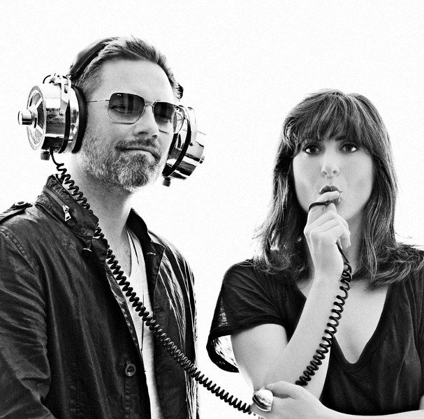 Dave Hodge and Leah Siegel of Leisure Cruise ham it for Crime Tip