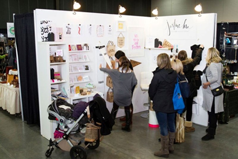 Make It shoppers browse up a storm of interest for artisanal goods. Make It! The Handmade Revolution debuts at the Enjoy Centre from April 8 to 10.