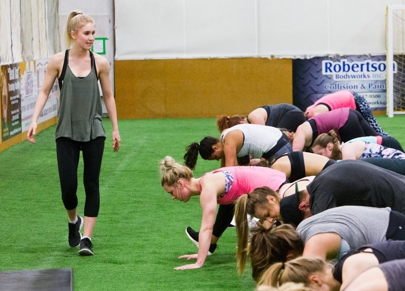 St. Albert nutritionist and personal trainer Sophie Gray is expanding her online resources to live group workout sessions.
