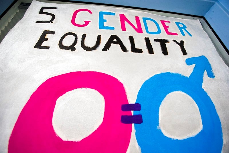 ESSMY&#8217;s Social Justice Club recently made a series of posters based on the UN&#8217;s 17 sustainable development goals. The art is on display at the Arden Theatre until 